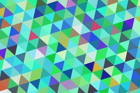 Colorful geometric pattern with triangles and squares Stock Illustration