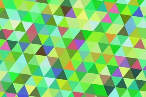 Colorful geometric pattern with triangles and bright shades Stock Illustration