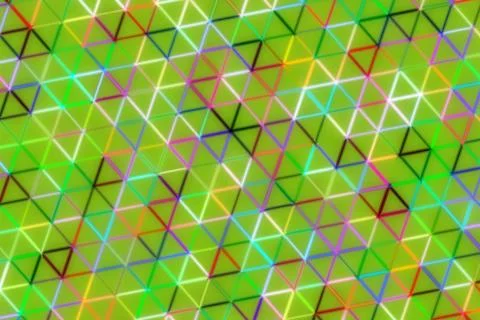 Colorful geometric pattern with triangles and lines Stock Illustration