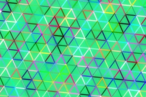 Colorful geometric pattern with triangles and lines Stock Illustration