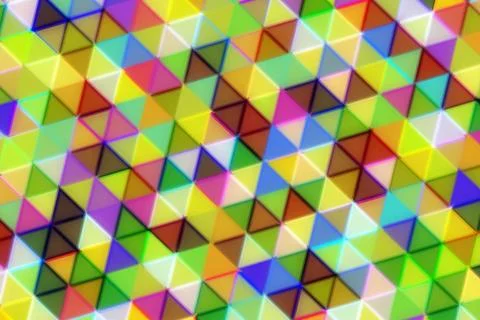Colorful geometric pattern with triangles and squares Stock Illustration