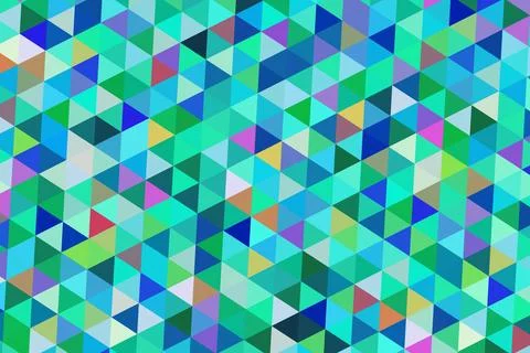 Colorful geometric pattern with triangles and squares Stock Illustration