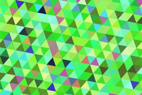 Colorful geometric pattern with triangles and vibrant shades Stock Illustration
