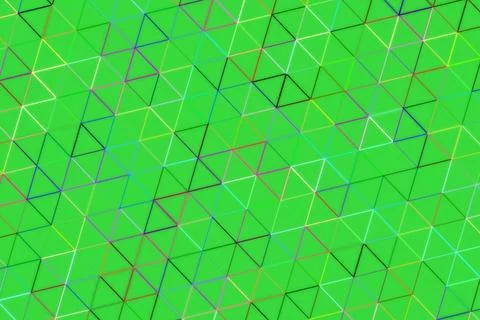 Colorful geometric pattern of triangles and lines Stock Illustration