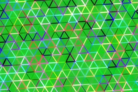 Colorful geometric pattern with triangles and lines Stock Illustration