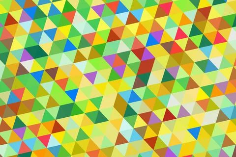 Colorful geometric pattern with triangles and squares Stock Photos