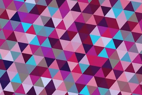 Colorful geometric pattern with triangles and cubes Stock Photos