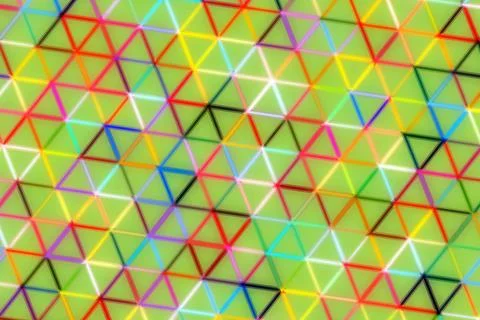 Colorful geometric pattern with triangles and lines Stock Photos