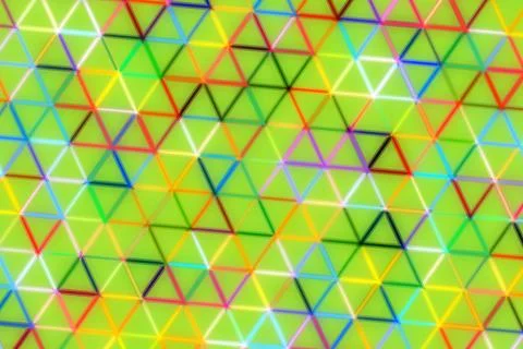 Colorful geometric pattern with triangles and lines Stock Photos