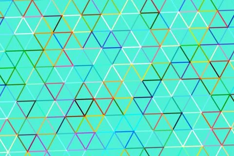 Colorful geometric pattern with triangles and lines Stock Photos