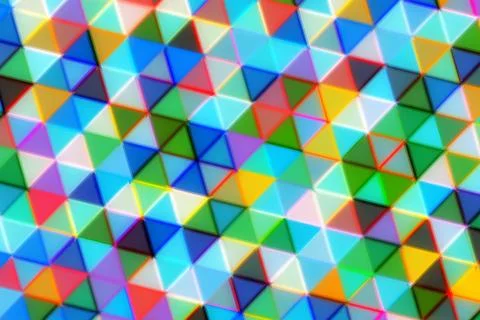 Colorful geometric pattern with triangles and squares Stock Photos