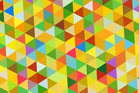 Colorful geometric pattern with triangles and squares Stock Photos