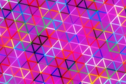 Colorful geometric pattern with triangles and lines in pink Stock Photos