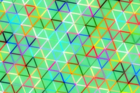 Colorful geometric pattern with triangles and lines Stock Photos