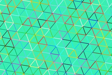 Colorful geometric pattern of triangles on bright background Иллюстрация