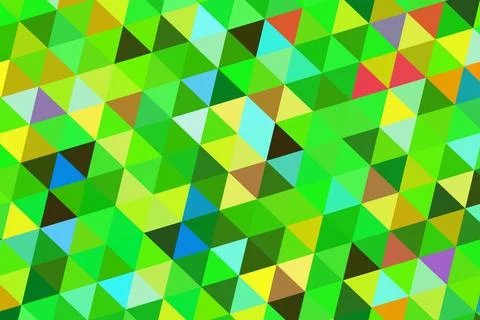 Colorful geometric pattern with triangles in bright shades Stock Photos
