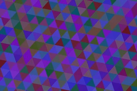 Colorful geometric pattern of triangles in vibrant shades Stock Photos
