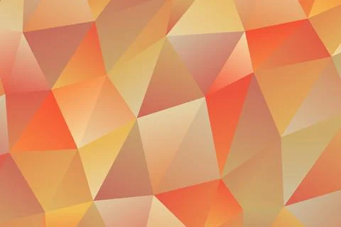 Colorful geometric pattern with triangles in warm shades Stock Photos