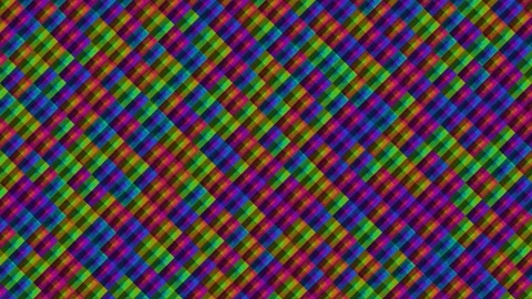 Colorful geometric pattern with vibrant grid design in Stock Footage 338323221