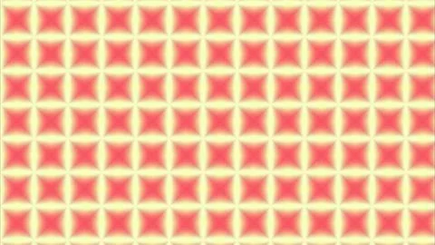 Colorful geometric pattern with vibrant red and yellow shapes. Abstract Stock Illustration