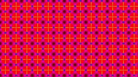 Colorful geometric pattern with vibrant red and purple hues. Abstract digital Stock Illustration
