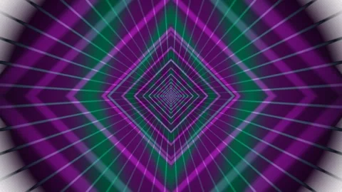 Colorful geometric patterns create a dynamic visual Stock Footage 340368099