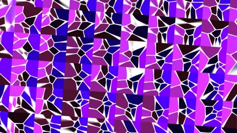 Colorful geometric patterns create a lively abstract Stock Footage 338237258