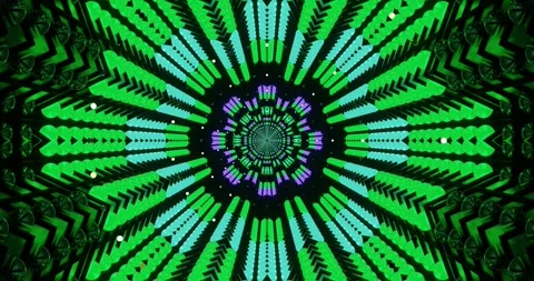 Colorful geometric patterns create a mesmerizing visual experienc Stock Footage 315915355