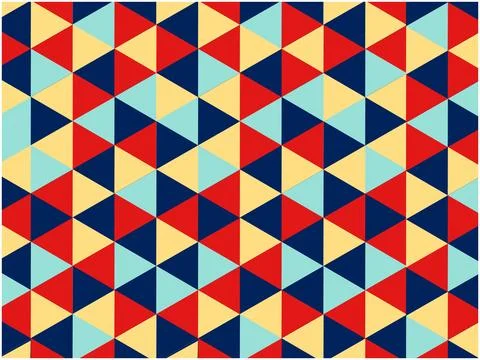 Colorful Geometric Patterns Design Background Vector Illustrazione stock