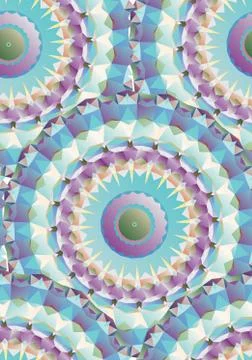 Colorful geometric patterns Stock Illustration