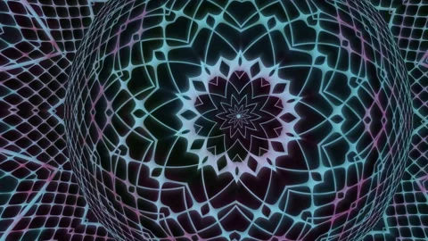 Colorful geometric patterns in motion with abstract shapes Stock Footage 339965113