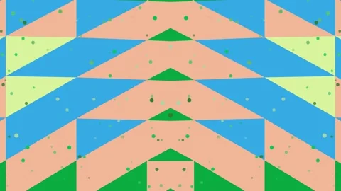 Colorful Geometric Patterns in Motion Graphics. 스톡 동영상 330130700