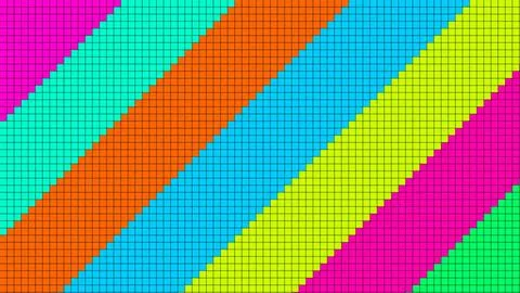 Colorful geometric pixel pattern abstract background Stock Photos