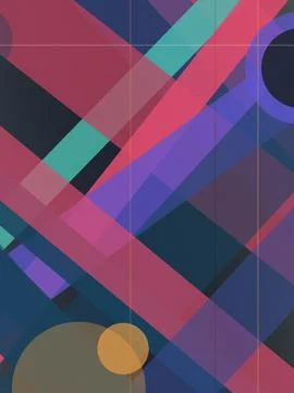 Colorful geometric plaid pattern background in pink, blue, and purple, with.. Stock-Illustration