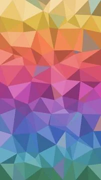 Colorful geometric polygon pattern in a modern abstract style, blending war.. Stock Illustration