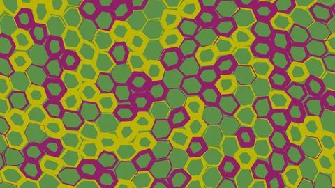 Colorful geometric polygonal mosaic pattern イラスト素材