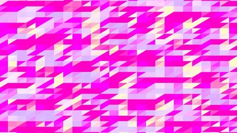 Colorful Geometric Polygonal Pixelated Video Animation Stock Footage 79799601