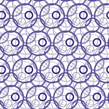 Colorful geometric seamless pattern circle soft angle geometric white backgro Stock Illustration
