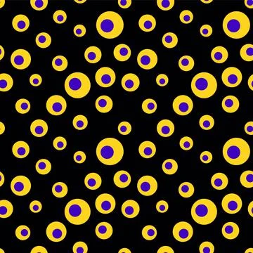 Colorful geometric seamless pattern with circles 스톡 일러스트