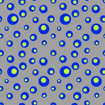 Colorful geometric seamless pattern with circles Stock Illustration