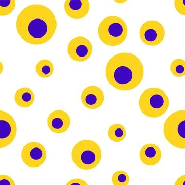 Colorful geometric seamless pattern with circles 스톡 일러스트