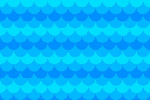 Colorful geometric seamless repeating vector curve wave texture background ve Stock Illustration