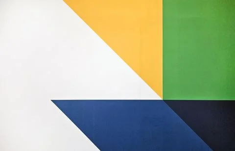 Colorful geometric shape on a background or wallpaper. Stock Illustration
