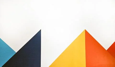 Colorful geometric shape on a background or wallpaper. Abstract Stock Illustration