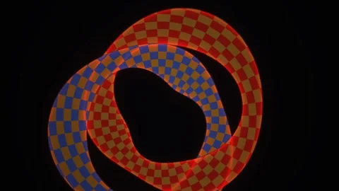 Colorful geometric shapes on black. Stock Footage 334672298