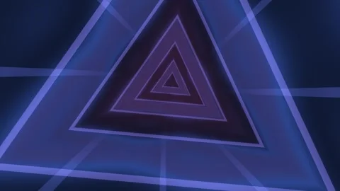 Colorful geometric shapes in motion create a dynamic Stock Footage 340373737