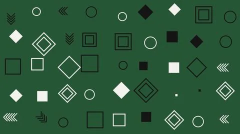 Colorful geometric shapes pattern collection Stock Illustration