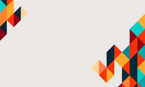 Colorful geometric triangle background. 스톡 일러스트