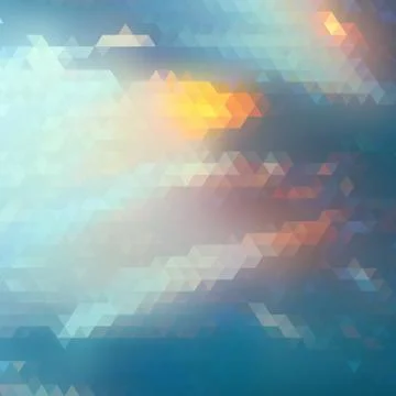 Colorful geometric with triangles. EPS10 Stock Illustration