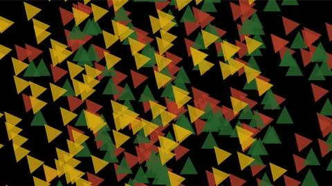 Colorful Geometric Triangles Pattern for Design Projects. Stock Illustration